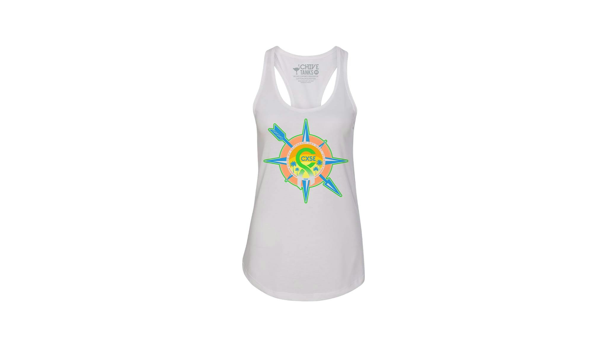 cxse sunrise tank white women